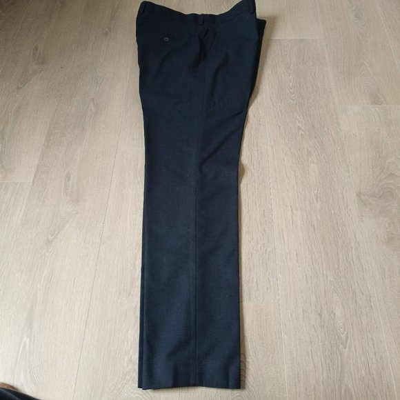 Navy Blue Slim Fit H&M Dress Pants - Picture 6 of 11
